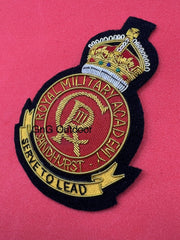 King’s Crown Royal Military Academy Sandhurst Embroidered Wire Blazer Badge