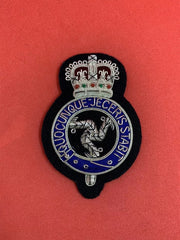 Isle Of Man Police Badge Police Hand Embroidered Bullion Wire Hat Badge