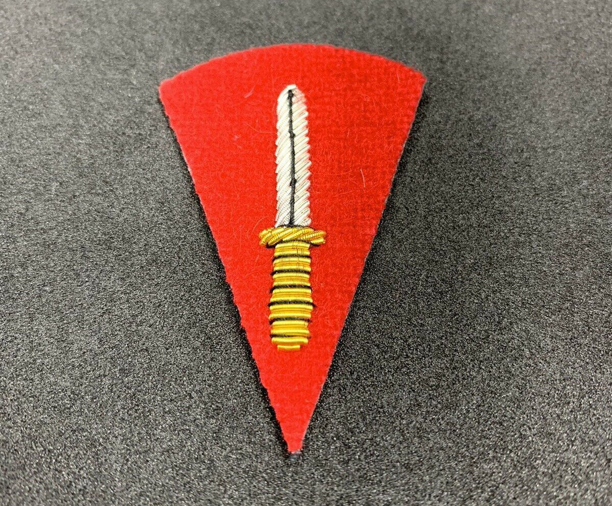Commando Dagger Mess Dress Sleeve Badge, Army, Military