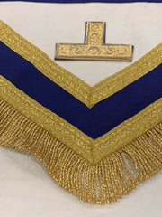 Lamb Skin Masonic Craft Provincial Full Dress Apron with Levels Masonic Regalia