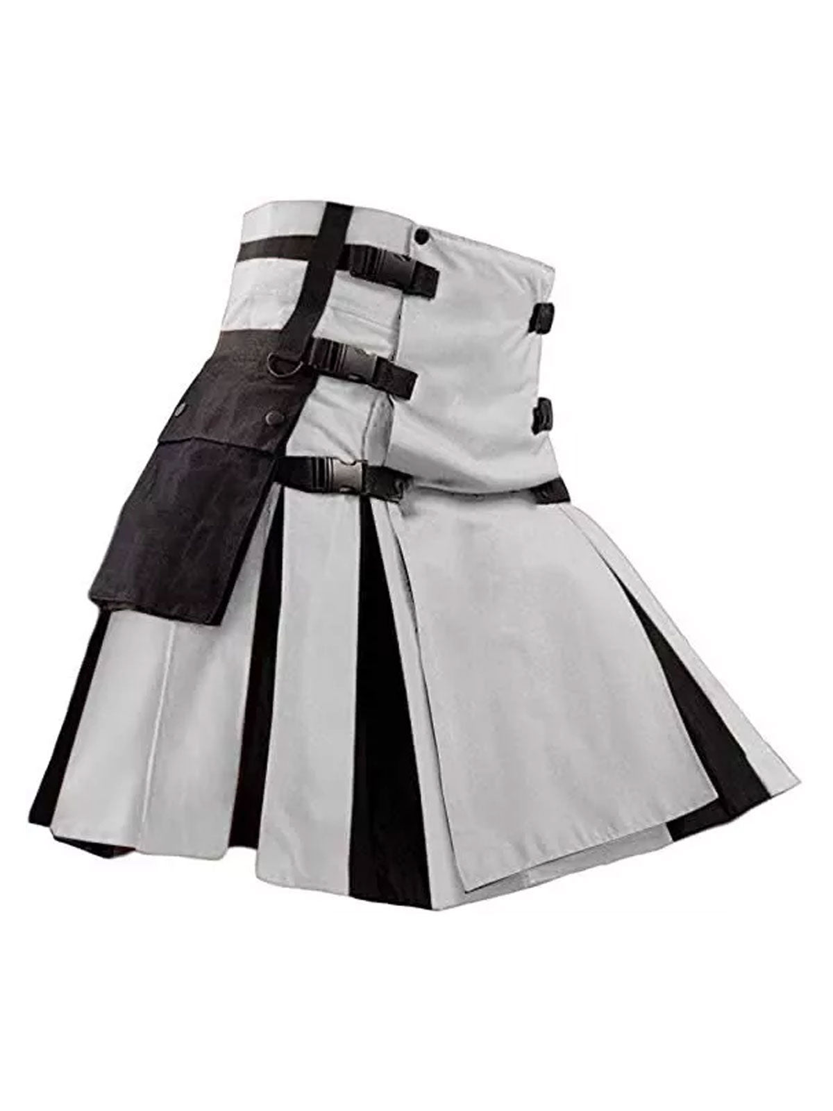 Men's Scottish Stylish Fashion kilt Highland Utility Kilt 100% Cotton.
