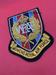 King’s Crown Women Royal Air Force Hand Embroidered Bullion Wire Blazer Badge