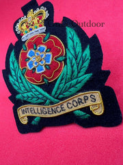 Intelligence Corps Blazer Badge Regimental Hand Embroidered Wire Blazer Badge