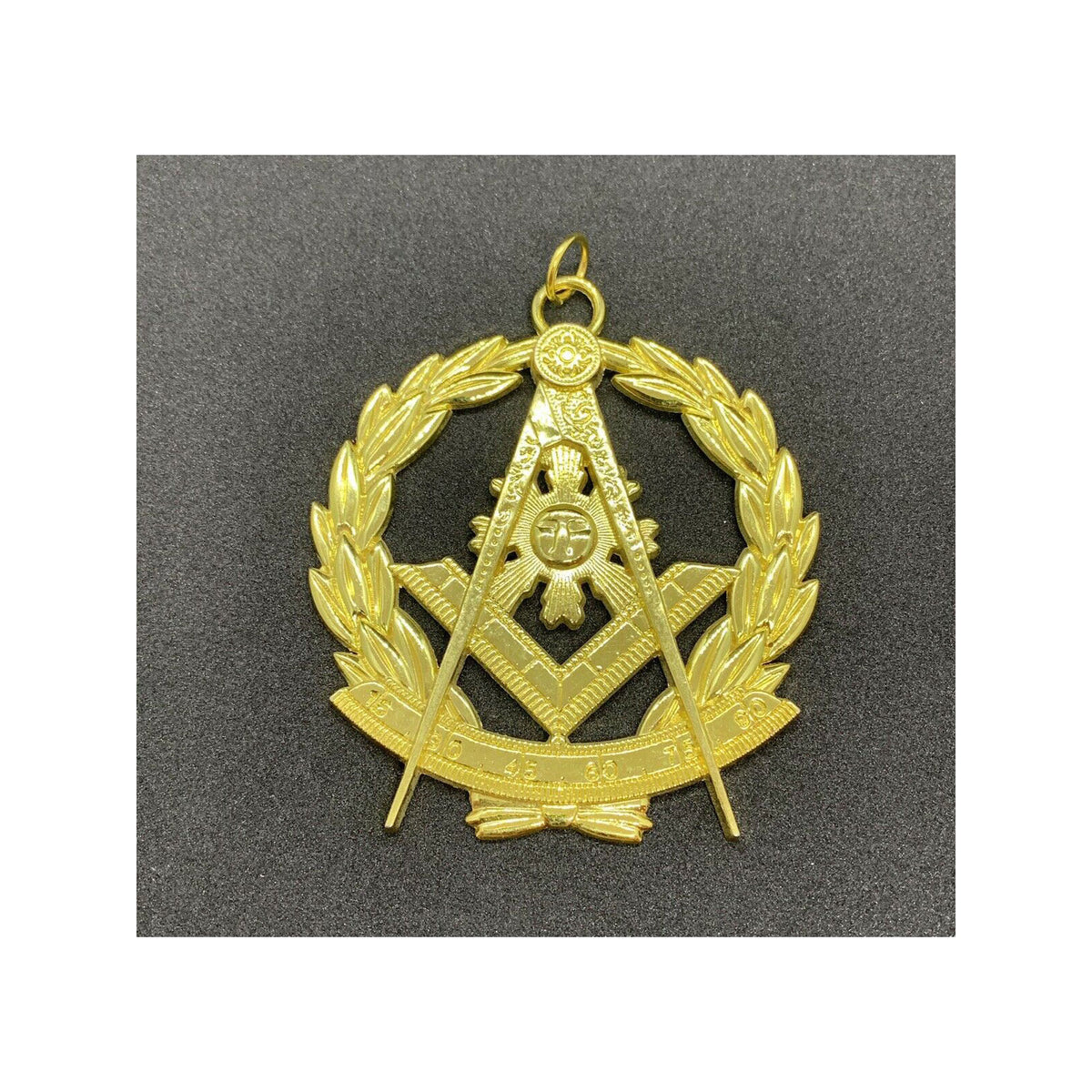 Masonic Grand Past Master Jewel with wreath Masonic Jewels