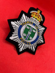 King’s Crown Thames Valley Police Embroidered Bullion Wire Replica Blazer Badge