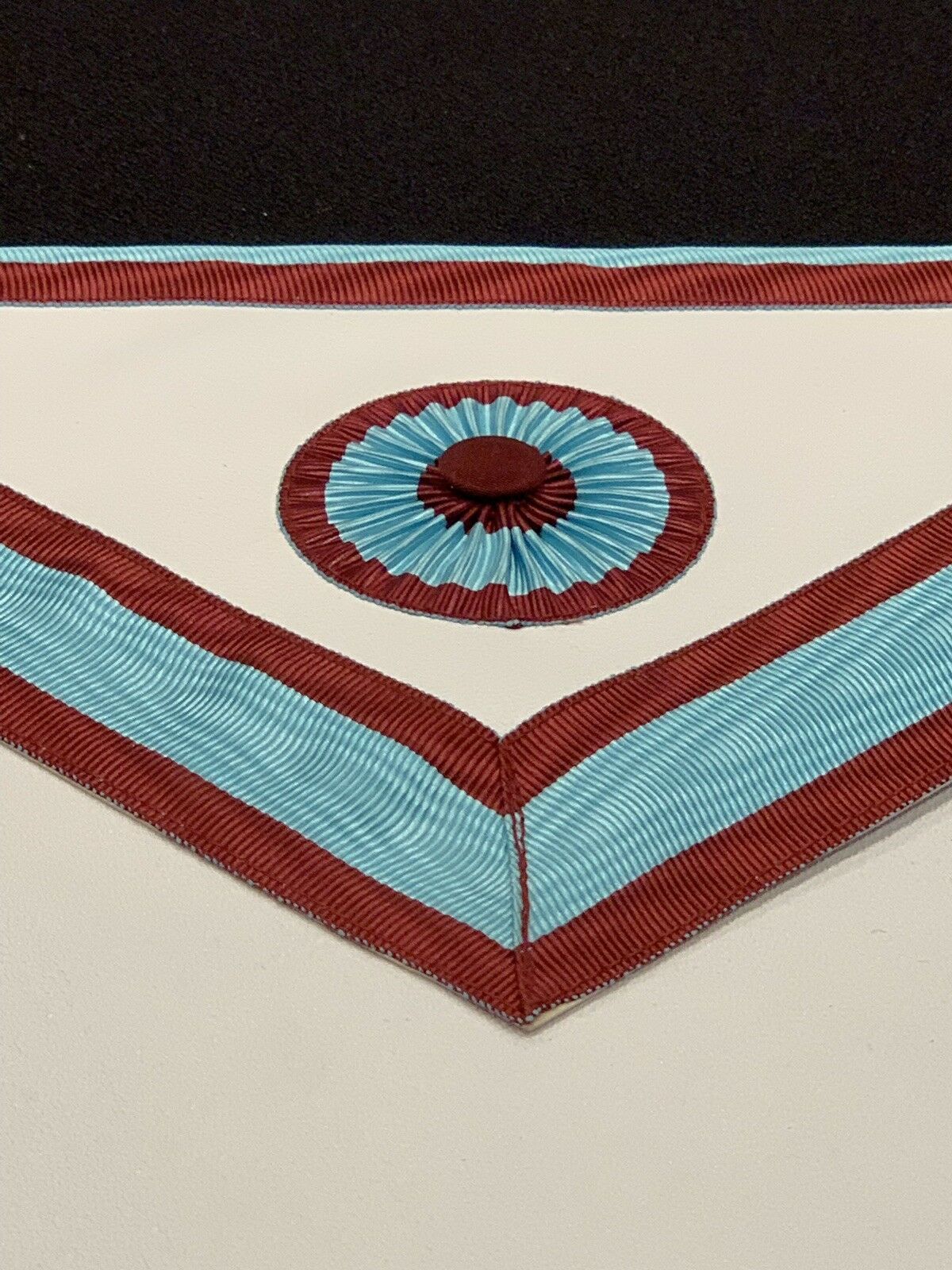 Masonic Regalia Mark Degree Master Masons Apron Plus Collar Made On Leather