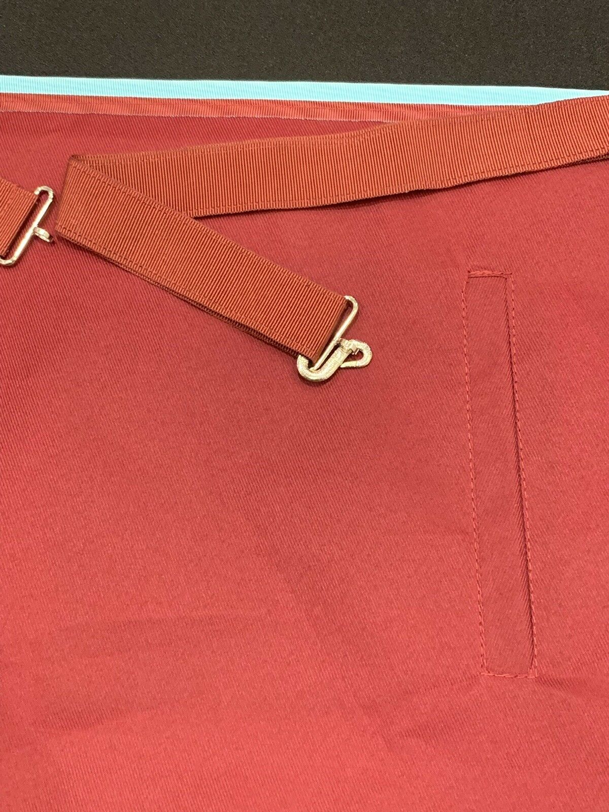 Masonic Regalia Mark Degree Master Masons Apron Plus Collar Made On Leather