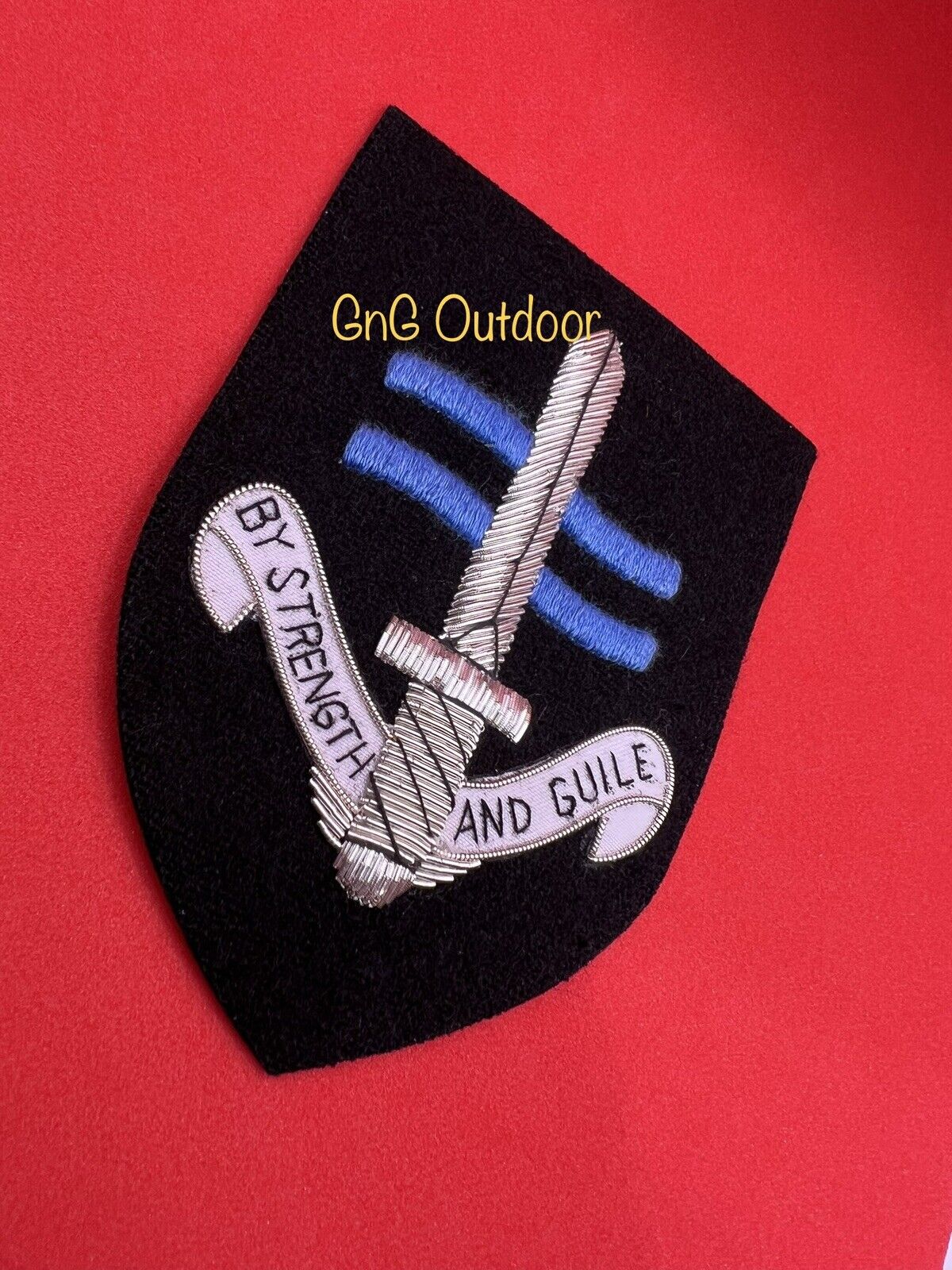 Special Boat Service Blazer Badge SBS UKSF Special Forces Embroidered Badge