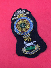 The Prince Of Wales’s Own Regiment Of Yorkshire Hand Embroidered Bullion And Wire Blazer Badge
