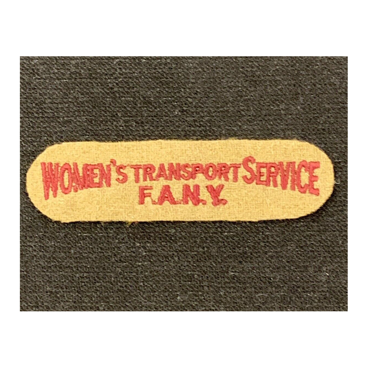 British Army Repro Formation Sign Patch Women’s Transport Service F.A.N.Y
