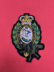 Royal Regiment Of Fusiliers Blazer Badge RROF Milan Embroidered Bullion Badge
