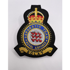 RAF Aerobatic Team King’s Crown Badge Royal Air Force Red Arrow Embroidered Patch