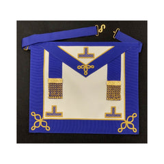 Imitation Leather Masonic Craft Provincial Undress Apron & Gold Levels Regalia