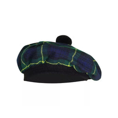 Men's Gordon TAM o' SHANTER Bonnet Beret Balmorals Tartan Tammy Hat