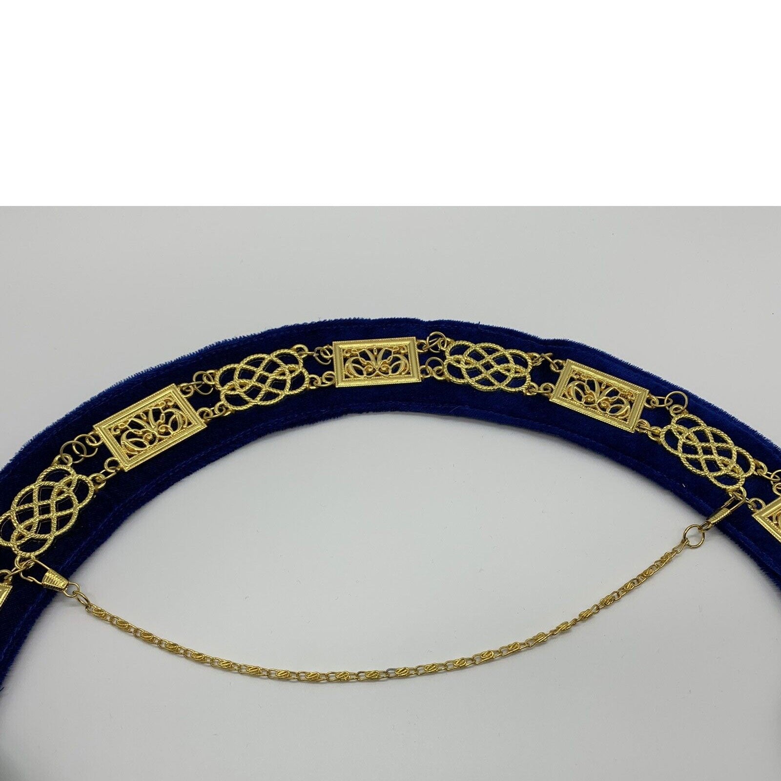 Masonic Regalia Grand Lodge Round Metal Chain Collar Gold Masonic Chain Collar