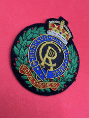 King’s Regiment Blazer Badge King’s Hand Embroidered Bullion Wire Blazer Badge