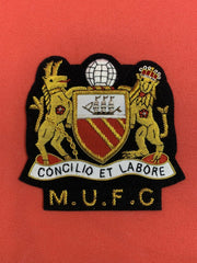 Manchester Coats Of Aram Blazer Badge MCOA Hand Embroidered Bullion And Wire Badge