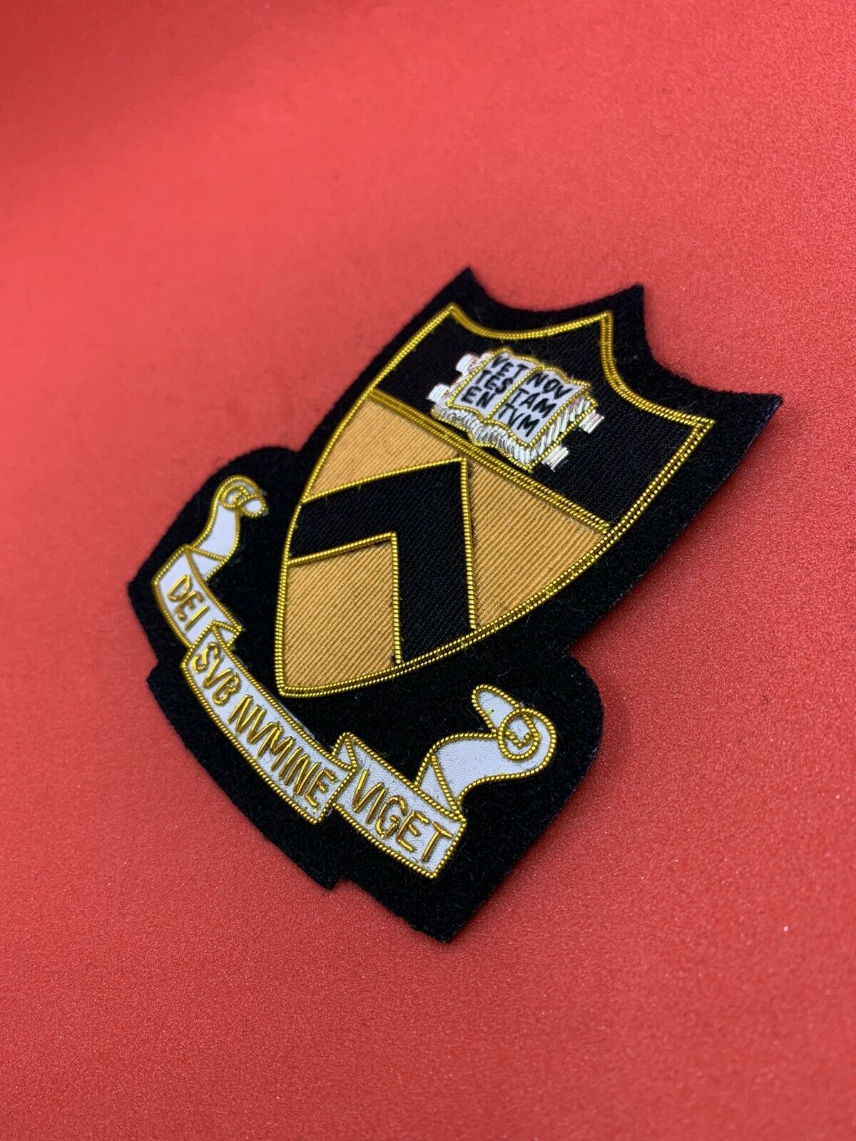 Princeton University Blazer Badge Hand Embroidered Bullion Wire Jacket Patch