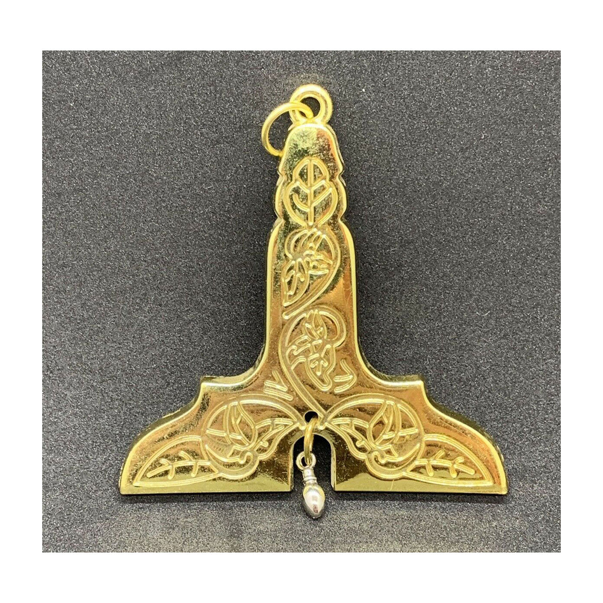 MASONIC JEWELS-CRAFT SENIOR WARDEN COLLAR JEWEL (GOLD TONE)