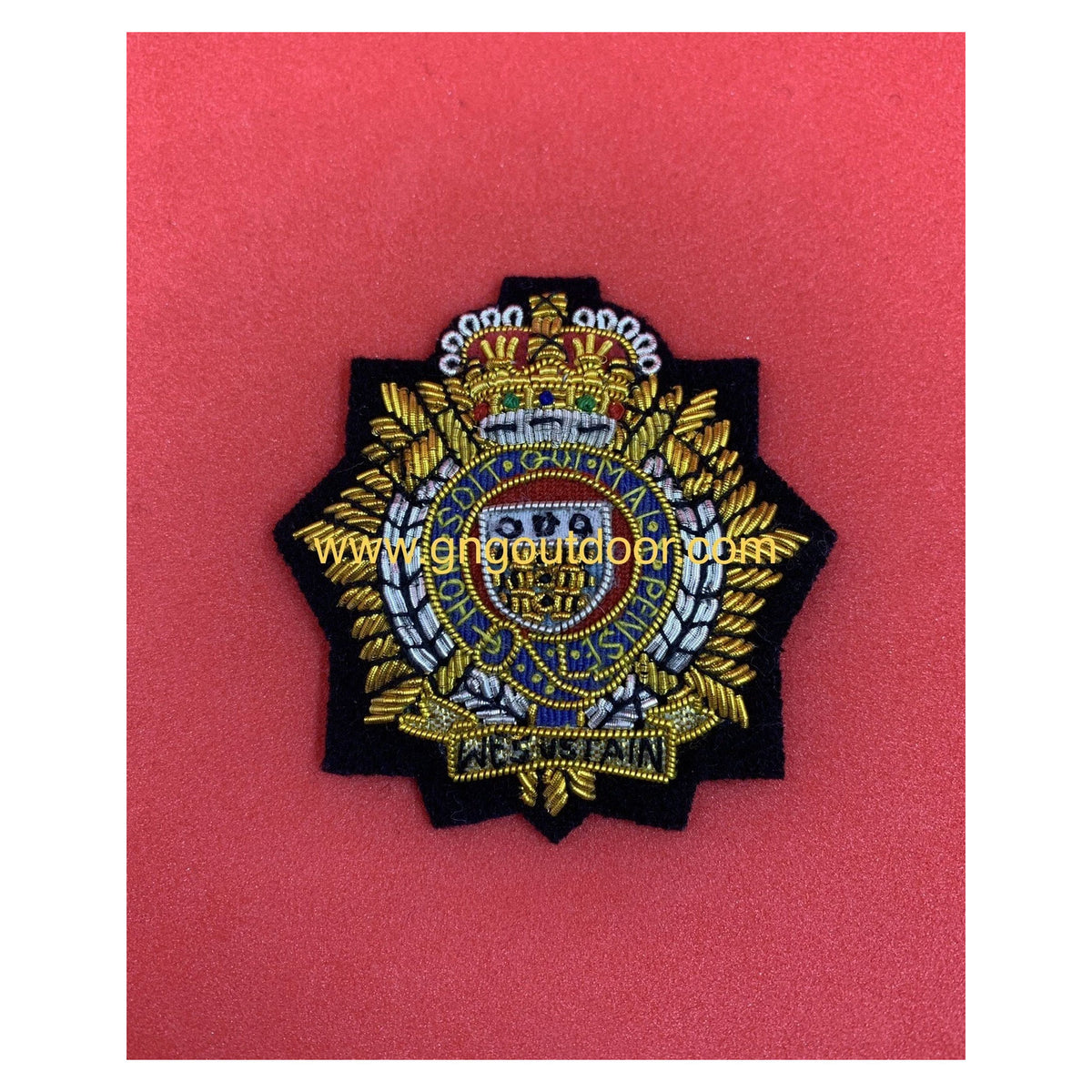 Royal Logistics Corps Cap Badge RLC Officers Beret Embroidered Bullion Badge