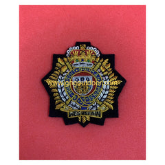 Royal Logistics Corps Cap Badge RLC Officers Beret Embroidered Bullion Badge