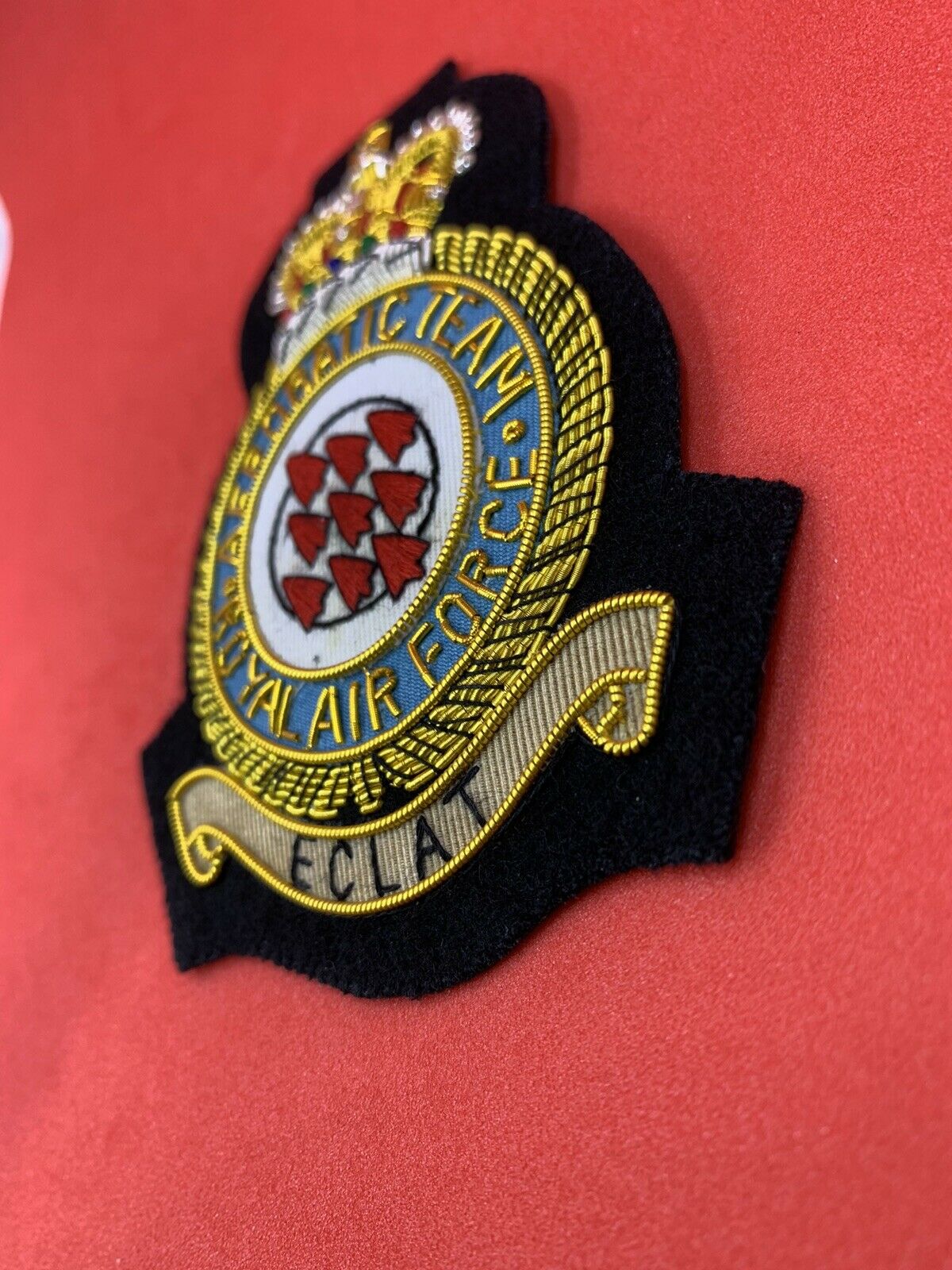 Royal Air Force Aerobatic Team Badge Red Arrows Bullion And Wire Blazer Badge