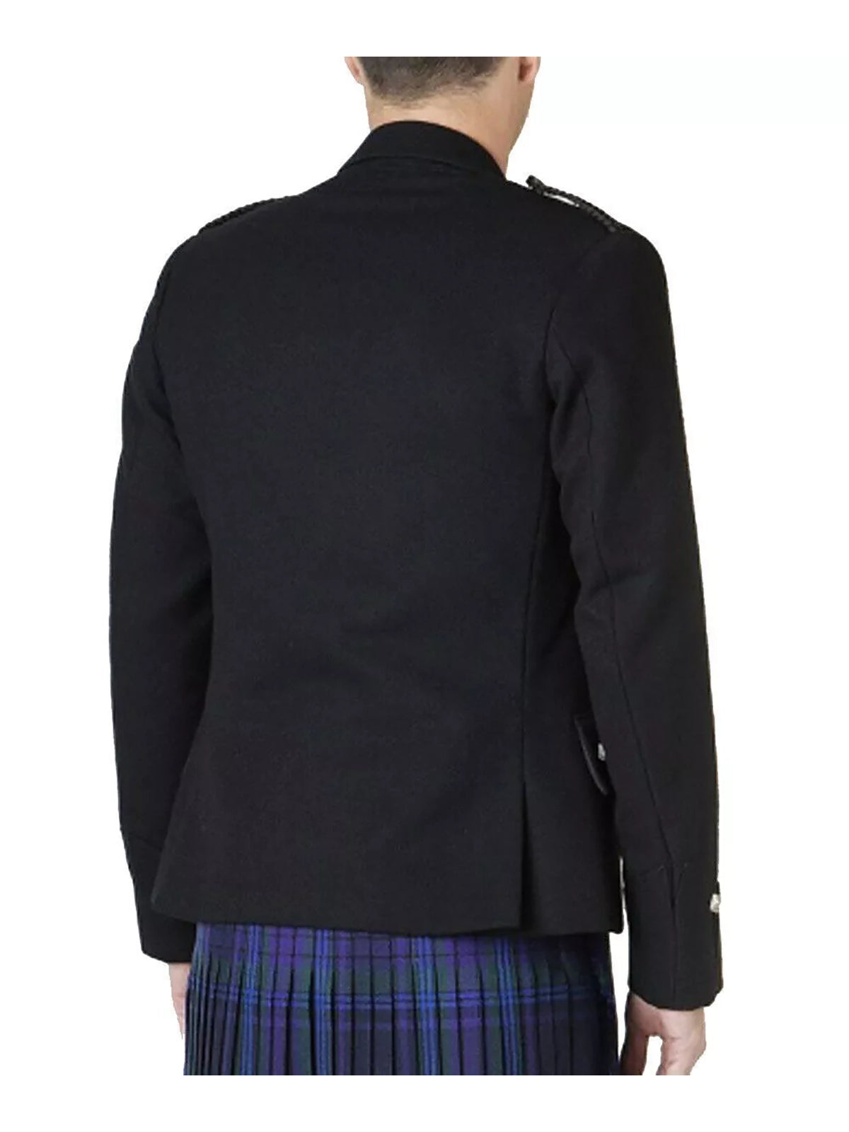 Men's Argyle Kilt Jacket And 5 Button Vest Scottish Wedding Kilts Jacket
