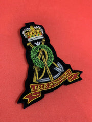 Royal Pioneer Corps Embroidered Badge RPC Hand Embroidered Bullion Wire Badges