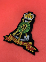 Royal Pioneer Corps Embroidered Badge RPC Hand Embroidered Bullion Wire Badges