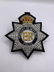 Ministry Of Defence Police Hand Embroidered Bullion Wire Blazer Badge
