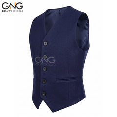 Men’s Scottish Navy blue wool kilt Argyle jacket and 5 button waistcoat