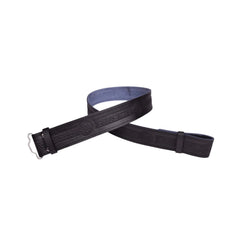 Men's Black Leather Celtic Knot Embossed Kilt Belt Adjustable Size Highland Belt
