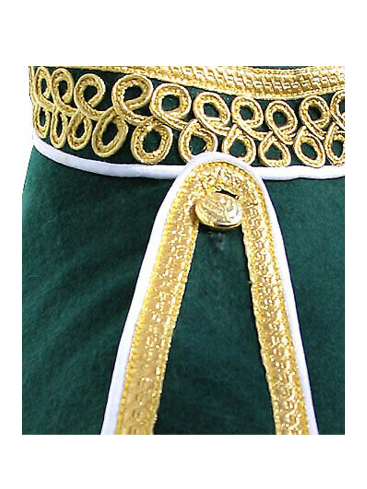 Men's Scottish Green Doublet Kilt Jacket Military Piper Drummer Doublet Jacket