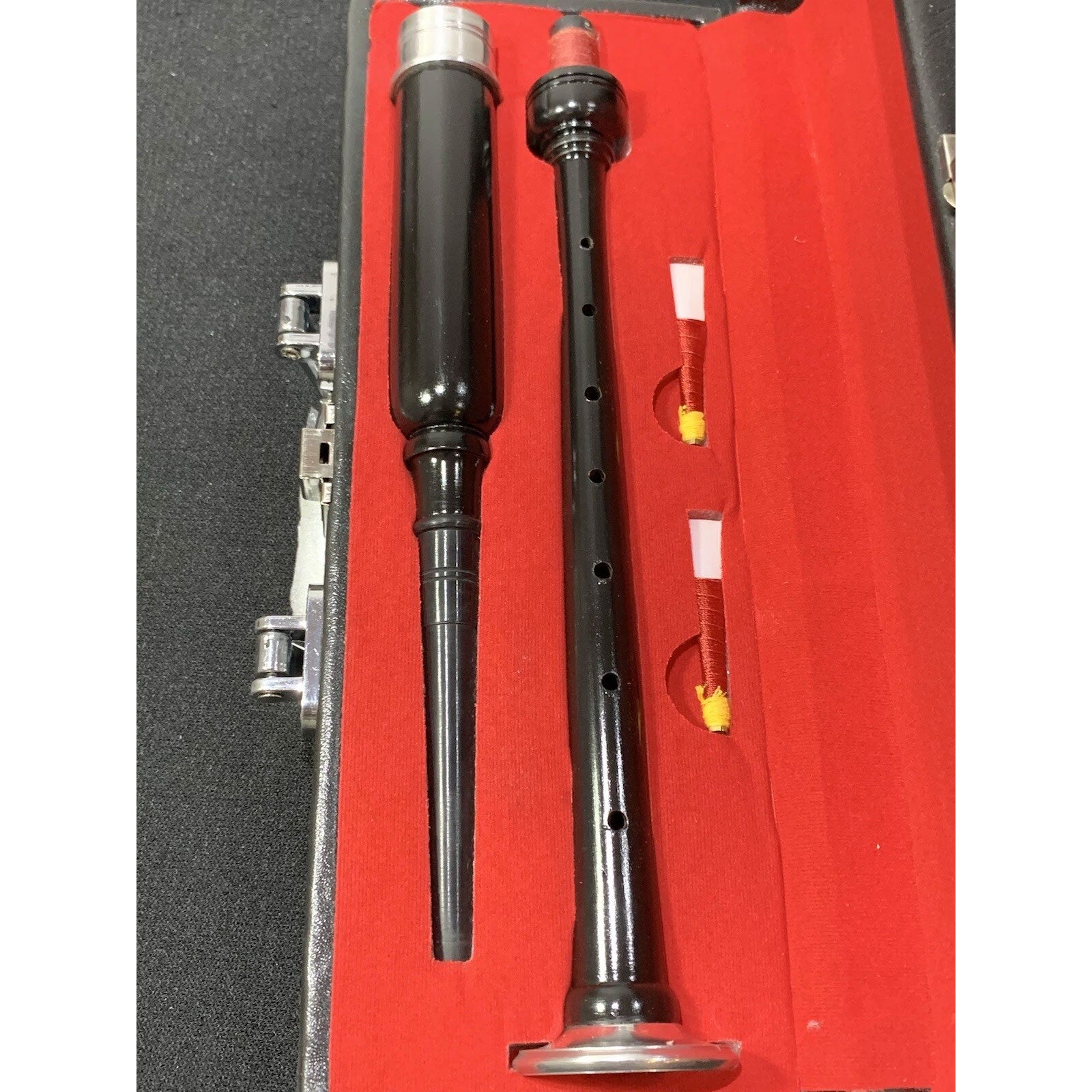 Great Highland Bagpipe Practice Chanter Black With Imitation Ivory