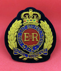 Royal Engineers Wire Embroidered Bullion Blazer Badge – British Army