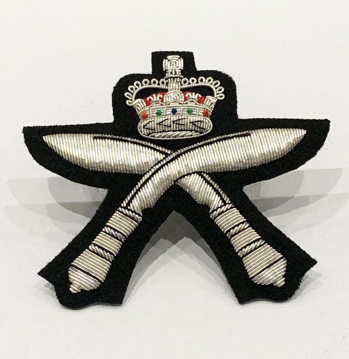 Royal Gurkha Rifles Wire Embroidered Bullion Blazer Badge – British Army RGR