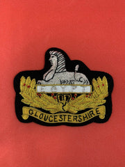 The Gloucestershire Regiment Deluxe Blazer Badge Handmade Bullion And Wire Badge