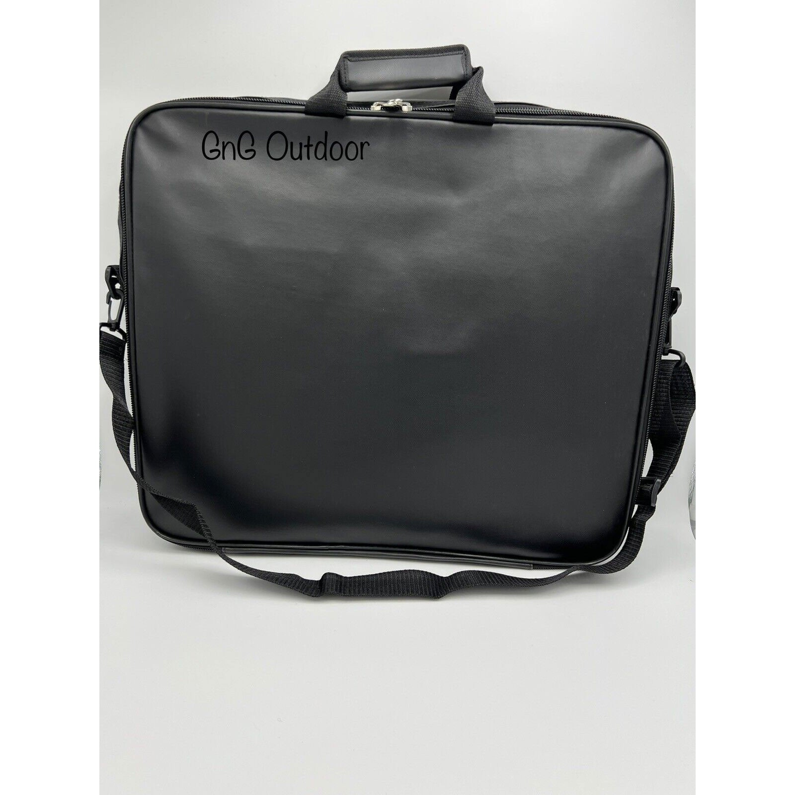 Masonic Regalia MM WM Full Dress Apron Soft Case FD Apron Shoulder Carry Case Masonic Apron Case 16×20” In Black Simulated Leather