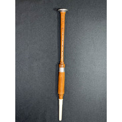 Great Highland Bagpipe Practice Chanter Rosewood And Chrome With Imitation Ivory