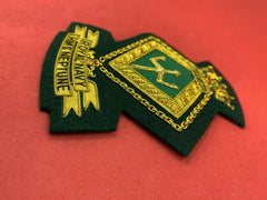 HMS Neptune Royal Navy Blazer Badge Royal Navy Embroidered Bullion Wire Badges