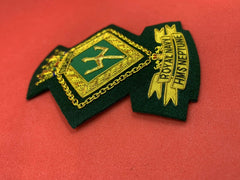HMS Neptune Royal Navy Blazer Badge Royal Navy Embroidered Bullion Wire Badges