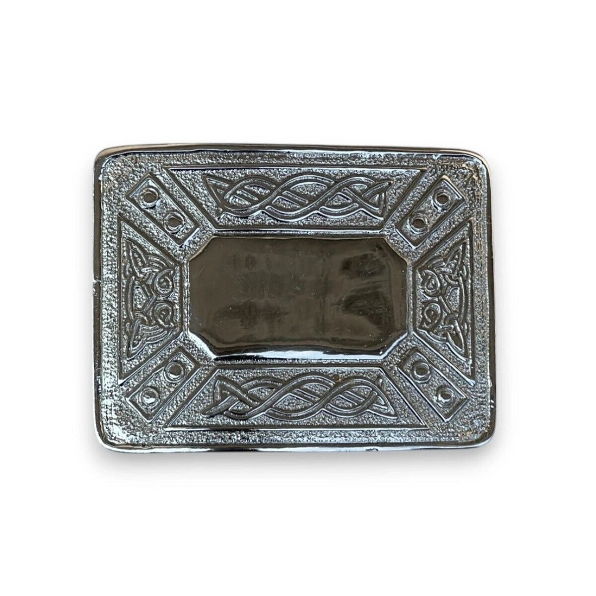Men's Scottish kilt Belt Buckle Chrome Finish Belt Buckle
