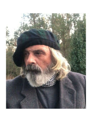Black Watch Acrylic Wool Scot Bonnet Tam Hat Scottish Traditional Kilt Beret