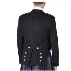Men's Wedding Kilt Outfit Prince Charlie Jacket 12 Pieces Kilt Outfit