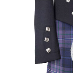 Men's Wedding Kilt Outfit Prince Charlie Jacket 12 Pieces Kilt Outfit