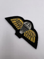 Mess Dress Para Wings Badge On Black Hand Embroidered Mess Dress Para Wings