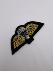 Mess Dress Para Wings Badge On Black Hand Embroidered Mess Dress Para Wings