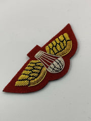 Red Mess Dress Para Wings Badge PARA Qualification Badge Parachute Badge