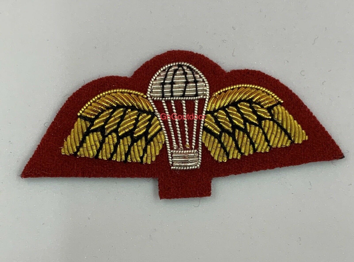 Red Mess Dress Para Wings Badge PARA Qualification Badge Parachute Badge