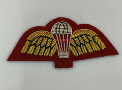 Red Mess Dress Para Wings Badge PARA Qualification Badge Parachute Badge